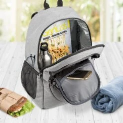 Bomoe Koeltas Rugzak IceBreezer KR45 Koelrugzak Grijs 45x19x33 Cm - 25 Liter -Buiten Kamperen 1200x1200 1726