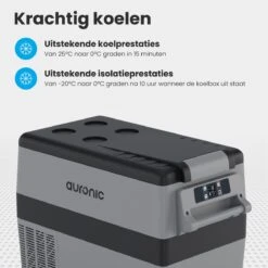 Auronic Elektrische Koelbox - 40.5L - Compressor - 12V En 240V - Grijs -Buiten Kamperen 1200x1200 1838