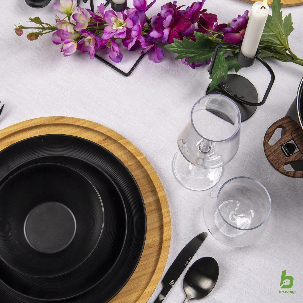 Bo-Camp Industrial - Bestekset - Ballona - 16-delig 4-Persoons - Zwart 6 Bo-Camp Industrial - Bestekset - Ballona - 16-delig 4-Persoons - Zwart - Afbeelding 4