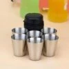 6x Rvs Shot Bekertjes - Borrelglaasjes - Thee/ Koffie Beker - Shotjes Met Leren Case - Bekers 30 ML -Buiten Kamperen 1200x1200 1897
