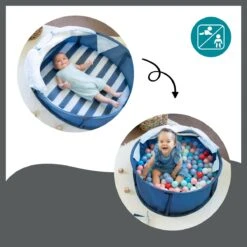 Babymoov Babyni Speelruimte & Extra Bedje Anti-UV FPS 50+ Marinière -Buiten Kamperen 1200x1200 192