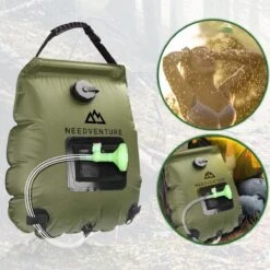Needventure Solar Douche - Camping Douchezak - Buiten Douche - Tuindouche - Inclusief Thermometer - Waterzak Met Douchekop - 20L - Groen 16 Needventure Solar Douche - Camping Douchezak - Buiten Douche - Tuindouche - Inclusief Thermometer - Waterzak Met Douchekop - 20L - Groen -Buiten Kamperen 1200x1200 1954