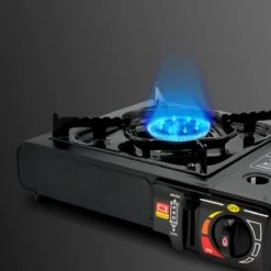 Borvat® |Draagbare Gasfornuis - Camping Kookstel - Inclusief 4 Gasflessen - Gas Stove - Gasfornuis - Kooktoestel - Outdoor - Op Reis + Gratis Smartphone Auto Magneethouder. -Buiten Kamperen 1200x1200 2082