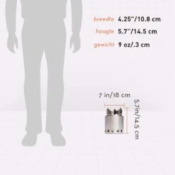 Solo Stove Lite Draagbare Kooktoestel. Geen Vloeibare Brandstof Nodig. Krachtige Efficiënte Houtverbranding En Weinig Rook. Voor 1-2 Personen, 304 Roestvrijstaal, Compact ⌀ 10,8 Cm, Hoogte 14,5 Cm, 255g. -Buiten Kamperen 1200x1200 2091