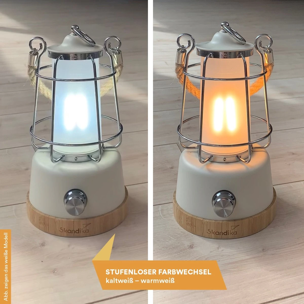 Skandika Kiruna LED-Lamp – Tentlampen – Campinglampen – Buiten Lantaarn – Buitenverlichting – Buiten Lamp - Retro Outdoor Camping Lamp Met Powerbank, Traploos Dimbaar, Draadloos, Oplaadbare Batterij, USB, Warm En Koud Wit, 75h Lichtduur – Groen 7 Skandika Kiruna LED-Lamp – Tentlampen – Campinglampen – Buiten Lantaarn – Buitenverlichting – Buiten Lamp - Retro Outdoor Camping Lamp Met Powerbank, Traploos Dimbaar, Draadloos, Oplaadbare Batterij, USB, Warm En Koud Wit, 75h Lichtduur – Groen - Afbeelding 5