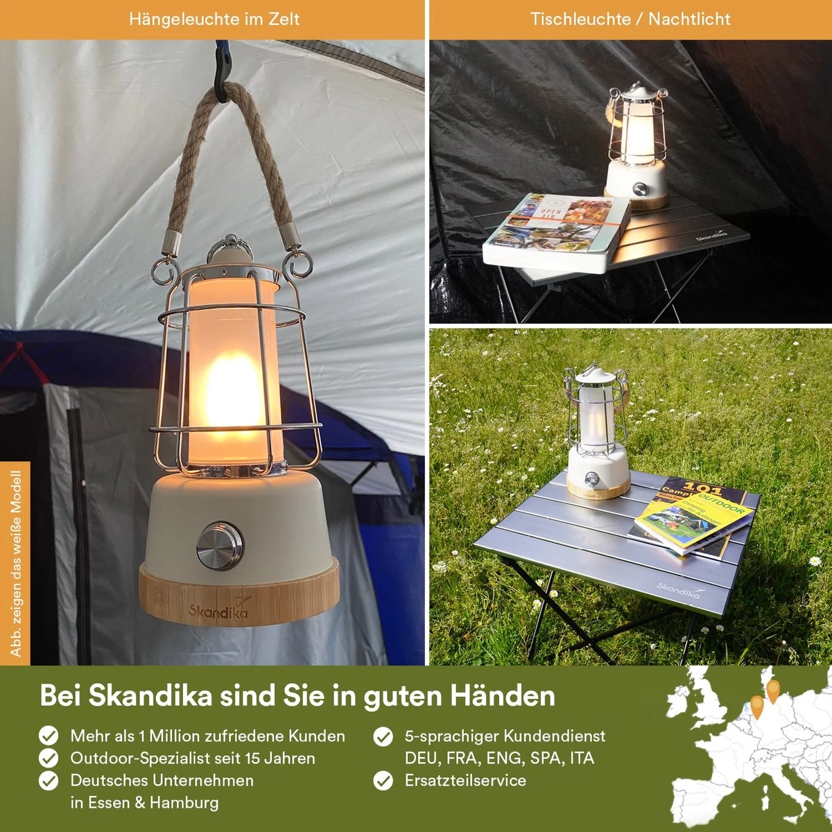 Skandika Kiruna LED-Lamp – Tentlampen – Campinglampen – Buiten Lantaarn – Buitenverlichting – Buiten Lamp - Retro Outdoor Camping Lamp Met Powerbank, Traploos Dimbaar, Draadloos, Oplaadbare Batterij, USB, Warm En Koud Wit, 75h Lichtduur – Groen 9 Skandika Kiruna LED-Lamp – Tentlampen – Campinglampen – Buiten Lantaarn – Buitenverlichting – Buiten Lamp - Retro Outdoor Camping Lamp Met Powerbank, Traploos Dimbaar, Draadloos, Oplaadbare Batterij, USB, Warm En Koud Wit, 75h Lichtduur – Groen - Afbeelding 7