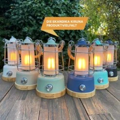 Skandika Kiruna LED-Lamp – Tentlampen – Campinglampen – Buiten Lantaarn – Buitenverlichting – Buiten Lamp - Retro Outdoor Camping Lamp Met Powerbank, Traploos Dimbaar, Draadloos, Oplaadbare Batterij, USB, Warm En Koud Wit, 75h Lichtduur – Beige -Buiten Kamperen 1200x1200 2175