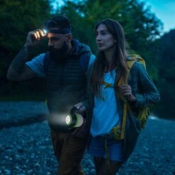 B.K.Licht - LED Kampeerlamp - Zaklamp - 3 In 1 Zaklantaarn Voor Kinderen - Tafellamp - Tentlamp - Opvouwbaar - Zwart Groen - 140 Lumen - IP20 -Buiten Kamperen 1200x1200 2184