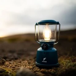 Favour L0818 Retro Camping Lamp Oplaadbaar LED, 320 Lumen, IP64 Waterdicht, Draagbare Kampeerlamp, Tentlamp, Acculamp, Traploos Dimbare Lamp Incl. Kaarslicht-modus, Blauw -Buiten Kamperen 1200x1200 2192