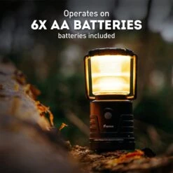 Favour L1061 Camping Lamp LED, 875 Lumen, IP64, Waterdicht, Draagbare Kampeerlamp, Tentlamp, Schokbestendig, 4 Verschillende Lichtmodi Incl Kaarslicht-modus, Afneembaar Deksel, Handig & Compact Formaat -Buiten Kamperen 1200x1200 2228