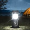 Merkloos Xtraworks - Multifunctionele Solar LED Campinglamp Met Handvatten - IPX 45 Waarde, USB-lader En Powerbank - Mat Zwart -Buiten Kamperen 1200x1200 2234