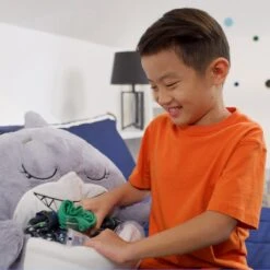 Mediashop Happy Nappers Kinderslaapzak - 2-in-1 Zachte Knuffel En Zomerslaapzak - Roze Eenhoorn Motief Voor Kinderen Van 3 Tot 6 Jaar -Buiten Kamperen 1200x1200 261