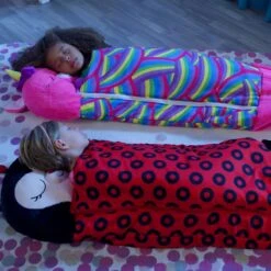 Mediashop Happy Nappers Kinderslaapzak - 2-in-1 Zachte Knuffel En Zomerslaapzak - Roze Eenhoorn Motief Voor Kinderen Van 3 Tot 6 Jaar -Buiten Kamperen 1200x1200 263