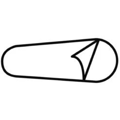 Travelsafe Cotton Inlet Mummy Slaapzak - Wit -Buiten Kamperen 1200x1200 359