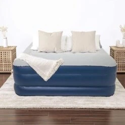 LifeGoods Luchtbed - 2 Persoons - Met Ingebouwde Pomp - Incl. Draagtas En Reparatiekit -Buiten Kamperen 1200x1200 451