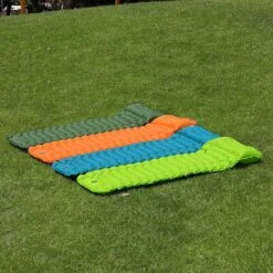 LVNRIDS Isomat, Zelfopblazend, Ultralicht, Luchtmatras, Camping, Zelfopblaasbaar, Opblaasbaar Matras, 3,9 Inch Dik, Met Voetperspomp En Kussen, Voor Camping, Reizen, Outdoor, Wandelen, Strand, Oranje -Buiten Kamperen 1200x1200 505