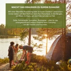 Skandika Nimbus Sleeper 12 Tent – Koepeltenten – 12 Persoons Familietent - Campingtent – Muggengaas – Sleeper Technology (3 Extra Donkere Slaapcabines) – 760 X 630 X 215 Cm (LxBxH) – 5000 Mm Waterkolom – Camping, Tuin – Kamperen – Blauw/wit -Buiten Kamperen 1200x1200 59