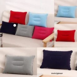 Reiskussen - Kampeer Kussen – Hippyfy – Strand Kussen - Zachte Opblaasbare Kussen – Kleine Kampeer Kussen - Festival Kussen – Picknick Kussen - Vliegtuig Kussen – Hoofdkussentje - Kamperen – Op Reis – Opblaasbare Kussentje – Donkerblauw -Buiten Kamperen 1200x1200 624