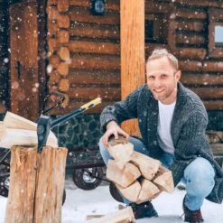 Relaxdays Bolderkar Tuin - Platte Tuinwagen - Luchtbanden - 200 Kg - Transportkar - Staal -Buiten Kamperen 1200x1200 643