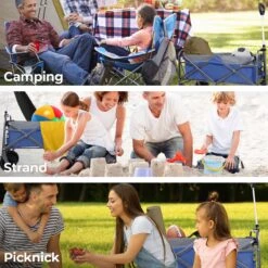 LifeGoods Bolderkar - Opvouwbaar - Tot 80KG - 94L - Wasbaar Polyester - 98x45cm - Blauw/Grijs -Buiten Kamperen 1200x1200 654