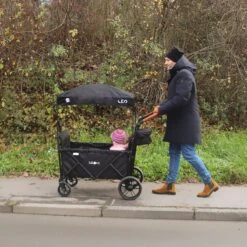 FableKids LEO X2 Lite Opvouwbare Handkar Met Dak Onyx Zwart 17 FableKids LEO X2 Lite Opvouwbare Handkar Met Dak Onyx Zwart -Buiten Kamperen 1200x1200 743