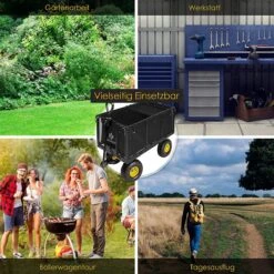 Exxen KESSER® Bolderkar, 550 Kg Belastbaar, Tuinwagen, Transportwagen, Tuinwagen, Uitneembaar Zeil, Gereedschapswagen, Handwagen, Veelzijdig Inzetbaar, Zwart 16 Exxen KESSER® Bolderkar, 550 Kg Belastbaar, Tuinwagen, Transportwagen, Tuinwagen, Uitneembaar Zeil, Gereedschapswagen, Handwagen, Veelzijdig Inzetbaar, Zwart -Buiten Kamperen 1200x1200 748