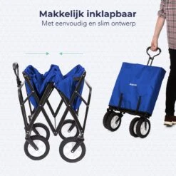 LifeGoods Bolderkar - Opvouwbaar - Draaibare Wielen - 2 Standen - 70KG Draagkracht - Blauw 13 LifeGoods Bolderkar - Opvouwbaar - Draaibare Wielen - 2 Standen - 70KG Draagkracht - Blauw -Buiten Kamperen 1200x1200 751
