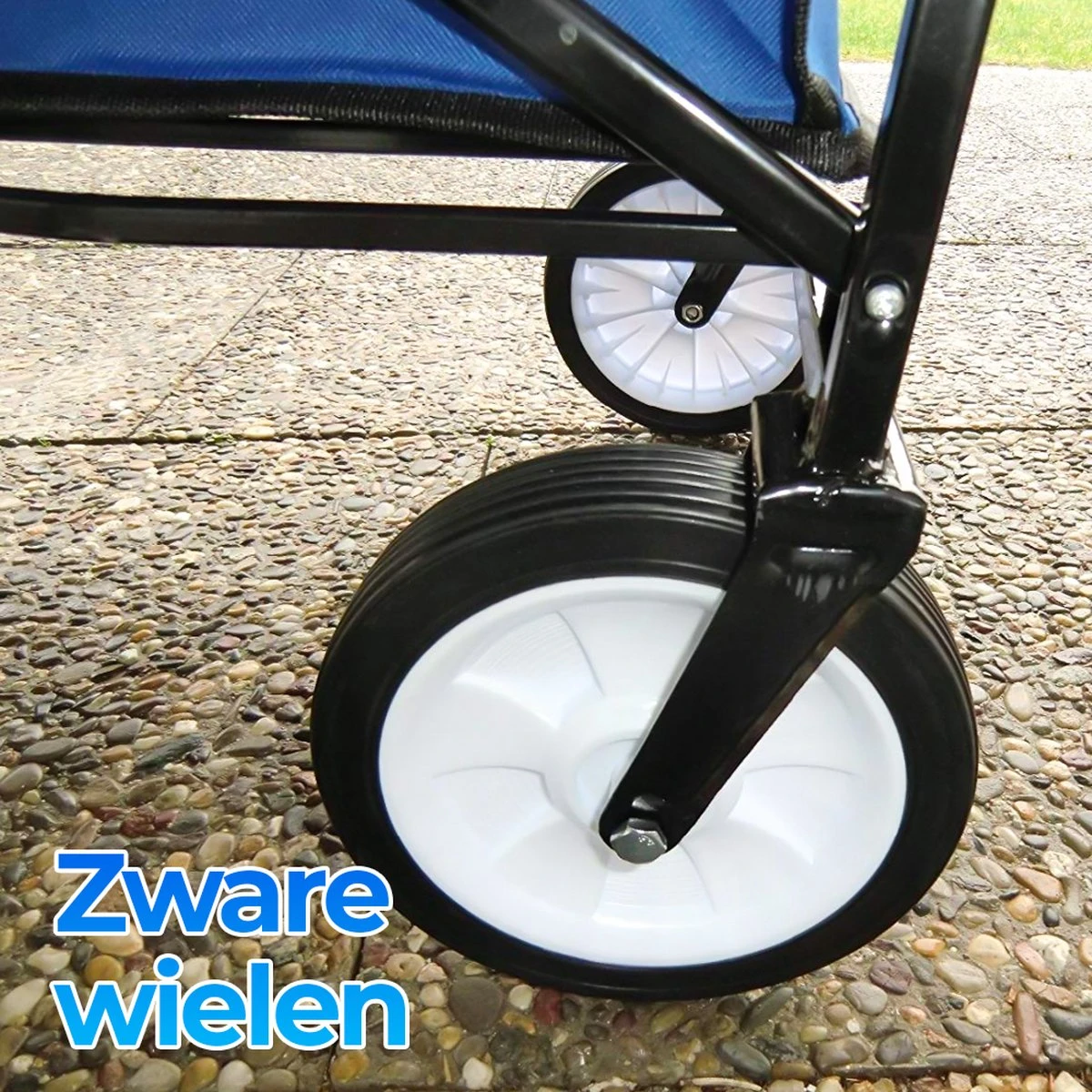 Merkloos Bolderkar - Bolderkar Opvouwbaar - Bolderwagen - Bolderwagen Opvouwbaar - Blauw 4 Merkloos Bolderkar - Bolderkar Opvouwbaar - Bolderwagen - Bolderwagen Opvouwbaar - Blauw - Afbeelding 2