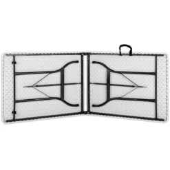 Casaria Tuintafel Opvouwbaar – Met Draaggreep 220x70 Cm – Wit -Buiten Kamperen 1200x1200 924