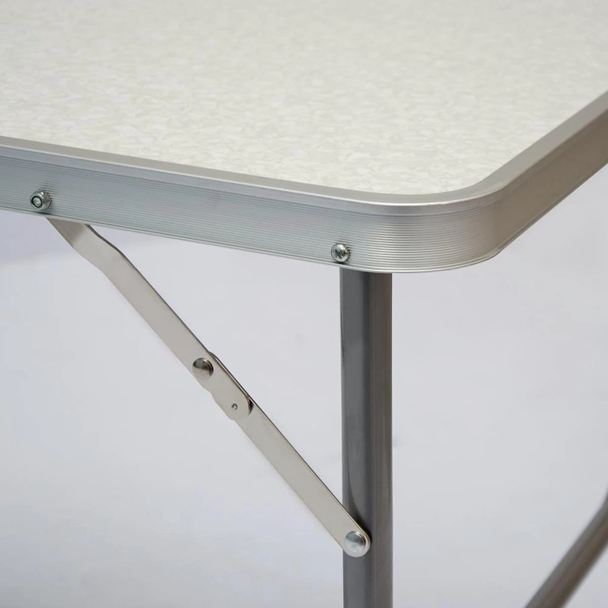 Alu Campingtafel 70x55cm - Inklapbbar Kampeertafel - Picknicktafel Licht Vouwtafel Klaptafel Grijs 6 Alu Campingtafel 70x55cm - Inklapbbar Kampeertafel - Picknicktafel Licht Vouwtafel Klaptafel Grijs - Afbeelding 4
