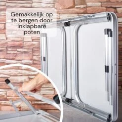 Liivo Aluminium Inklapbare Tafel - Campeertafel 75x55x60cm 17 Liivo Aluminium Inklapbare Tafel - Campeertafel 75x55x60cm -Buiten Kamperen 1200x1200 940