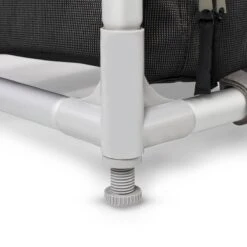 Campart Campingkast CU-0719 – Opvouwbaar En Verstelbaar - 4 Verstelbare Poten - 3 Lagen - Aluminium Frame - Grijs -Buiten Kamperen 1200x1200 950