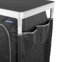 Campart Campingkast CU-0719 – Opvouwbaar En Verstelbaar - 4 Verstelbare Poten - 3 Lagen - Aluminium Frame - Grijs -Buiten Kamperen 1200x1200 952