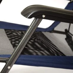 Ligstoel 180x60cm - Opvouwbaar Campingstoel Ligbed Strandstoel Tuinstoel Vouwligstoel Blauw -Buiten Kamperen 1200x1200 990