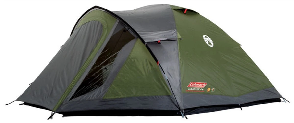 Coleman Darwin 4 Plus Koepeltent - 4-Persoons - Groen 16 Coleman Darwin 4 Plus Koepeltent - 4-Persoons - Groen - Afbeelding 14