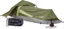 Where Tomorrow Solo Tent 220X80X50 Cm - Groen - 1 Persoons -Buiten Kamperen 1200x544