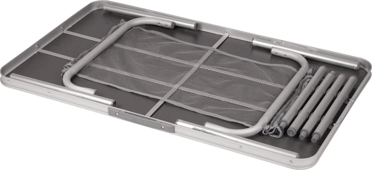 Bo-Camp Campingtafel - 100x60x70 - Grijs 8 Bo-Camp Campingtafel - 100x60x70 - Grijs - Afbeelding 6