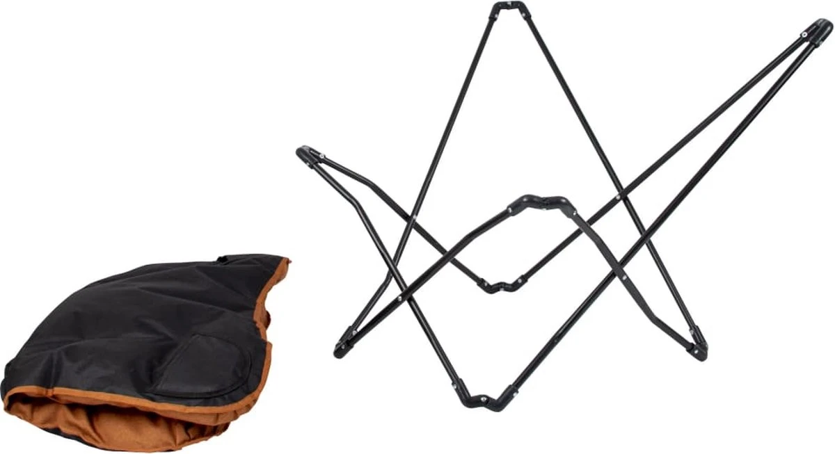 Bo-Camp Camping - Vlinderstoel - Himrod - Inklapbaar - Kleikleurig 9 Bo-Camp Camping - Vlinderstoel - Himrod - Inklapbaar - Kleikleurig - Afbeelding 7