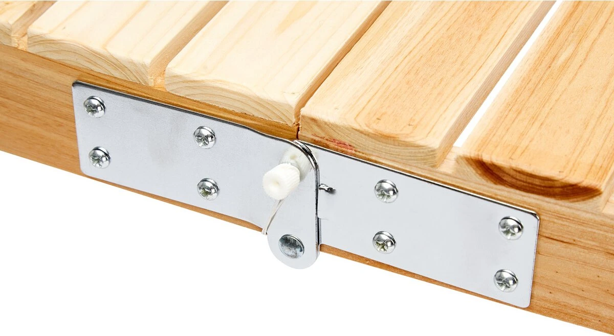 CAMPZ Fir Wood Picknicktafel, Bruin/grijs 8 CAMPZ Fir Wood Picknicktafel, Bruin/grijs - Afbeelding 6