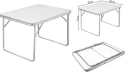 Merkloos Aluminium Inklapbare Tuintafel - Campingtafel - 80x60x68 Cm 22 Merkloos Aluminium Inklapbare Tuintafel - Campingtafel - 80x60x68 Cm -Buiten Kamperen 1200x688 1