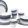 Bo-Camp - Servies - Classic - 16-Delig - Wit/Navy -Buiten Kamperen 1200x717 3