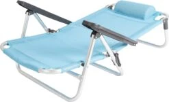 Bo-Camp Beach Chair - Monaco - Aluminium - Blauw -Buiten Kamperen 1200x728 4