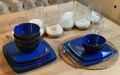 Camping Servies - 12 Delig – 100% Melamine Servies Set – Campingservies – Melamine Servies - Blue Ocean -Buiten Kamperen 1200x753 4