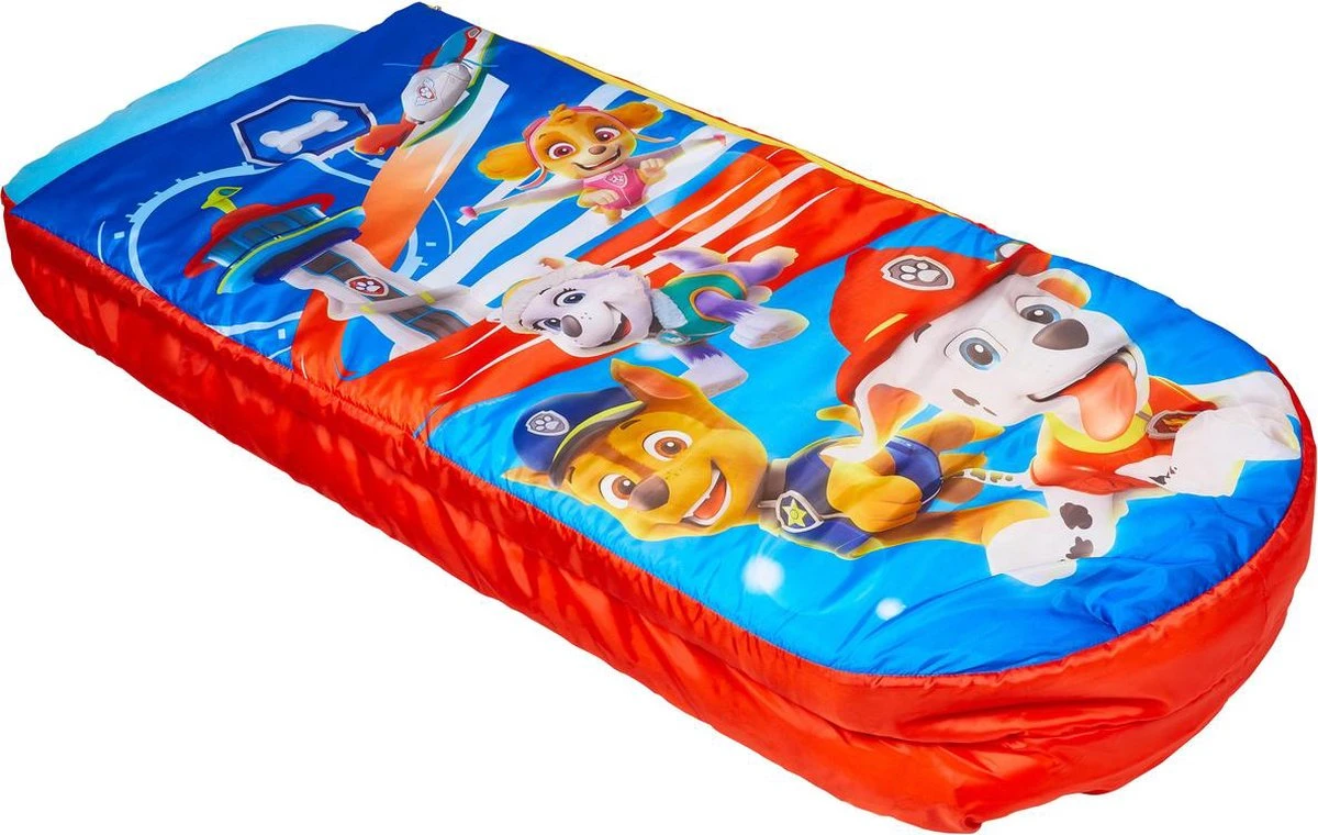 Paw Patrol Junior ReadyBed-2 In 1 Kids Sleeping Inflatable Air Bed In A Bag With A Pump, Polyester, Single 10 Paw Patrol Junior ReadyBed-2 In 1 Kids Sleeping Inflatable Air Bed In A Bag With A Pump, Polyester, Single - Afbeelding 8