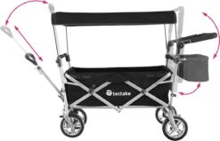 Tectake - Opvouwbare Bolderwagen Handkar Nico Zwart - 403549 18 Tectake - Opvouwbare Bolderwagen Handkar Nico Zwart - 403549 -Buiten Kamperen 1200x771 7