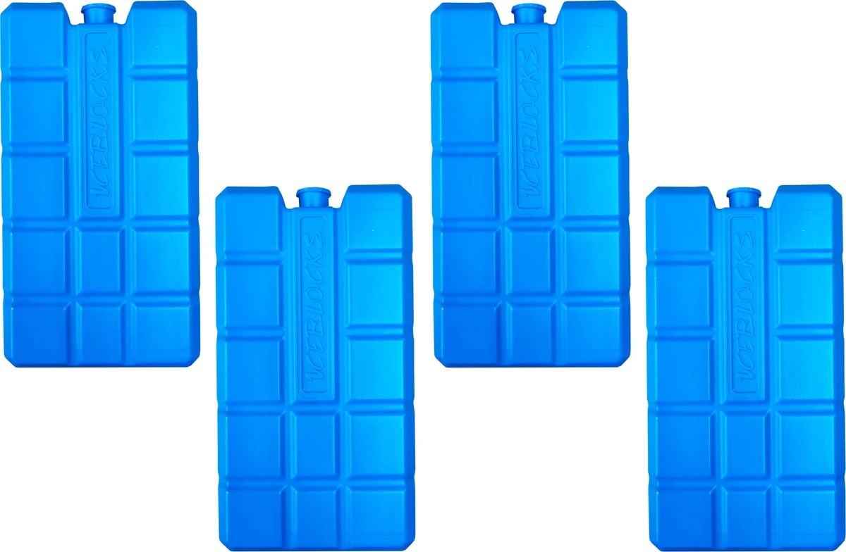 DULA Blauwe Koelelementen - 4 Stuks 200 Gram - 8 X 15 X 2 Cm 4 DULA Blauwe Koelelementen - 4 Stuks 200 Gram - 8 X 15 X 2 Cm - Afbeelding 2