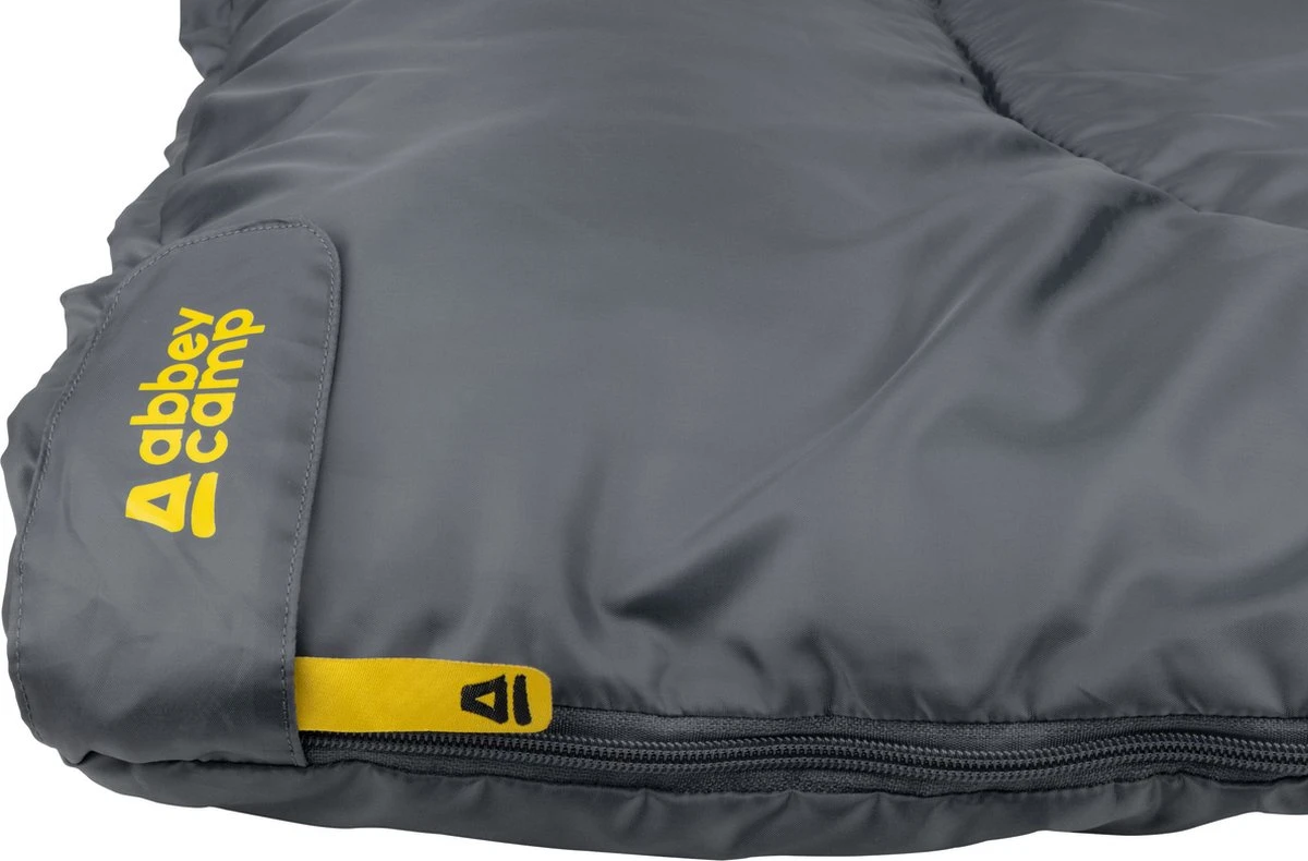 Abbey Camp Slaapzak Amsterdam - 2-pack - Dekenmodel - 210 X 85 Cm - Grijs 5 Abbey Camp Slaapzak Amsterdam - 2-pack - Dekenmodel - 210 X 85 Cm - Grijs - Afbeelding 3