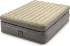 Intex Prime Comfort - Luchtbed - 2-Persoons - 152x203x51 Cm (BxLxH) - Grijs - Met Ingebouwde Motorpomp -Buiten Kamperen 1200x792 3