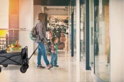 Hoogwaardige Bolderkar Opvouwbaar - Antraciet - Kinderen - Baby - Opslagkar - Bolderwagen - Tuinkar - Bolderkarren -Buiten Kamperen 1200x798 16