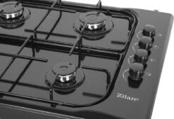 Zilan - Vrijstaande Gaskookplaat - 4 Branders - Gaskooktoestel 4 Pits - Zwart - Roestbestendig -Buiten Kamperen 1200x819 2